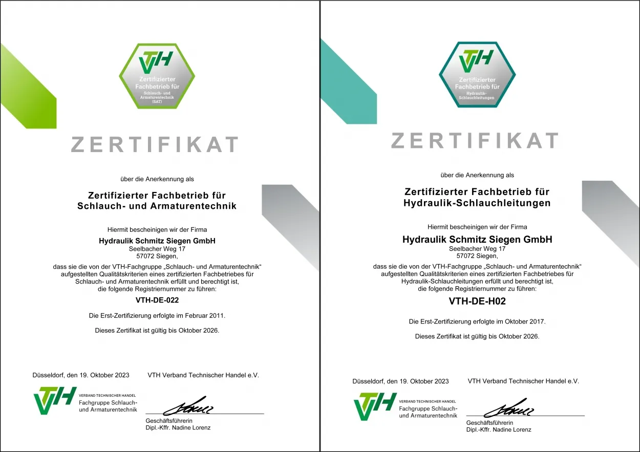 Unsere Verbands-Zertifikate als Fachbetrieb mit besonderer